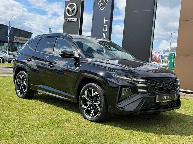 Hyundai TUCSON 1.6T Hybrid N Line 5dr Auto Black