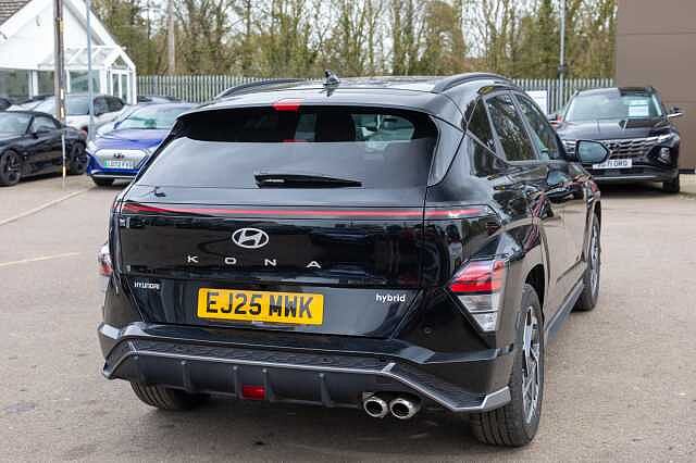 Hyundai KONA 1.6 Hybrid 129 N Line 5dr DCT Black