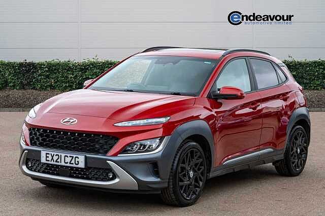 Hyundai KONA 1.6 GDi Hybrid Ultimate 5dr DCT Red