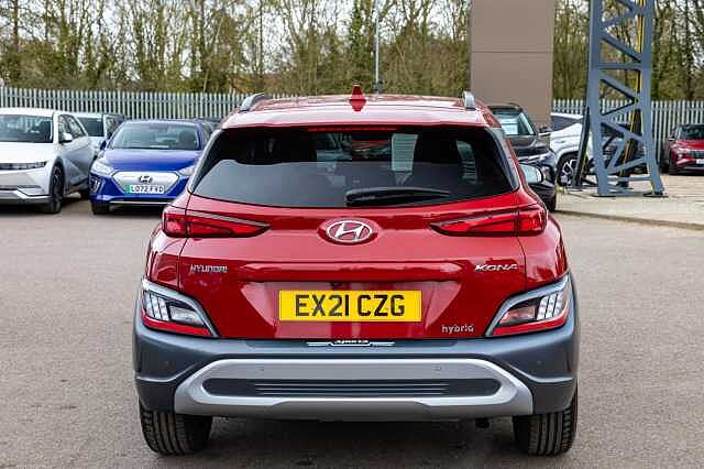 Hyundai KONA 1.6 GDi Hybrid Ultimate 5dr DCT Red