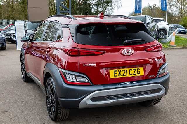 Hyundai KONA 1.6 GDi Hybrid Ultimate 5dr DCT Red