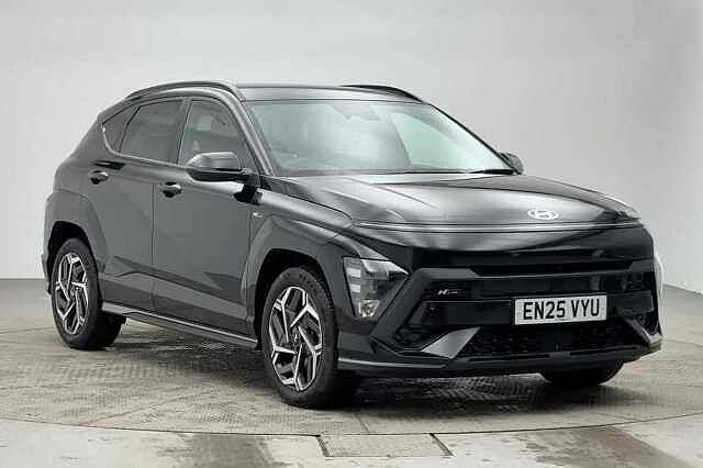 Hyundai KONA 1.6 h-GDi N Line S SUV 5dr Petrol Hybrid DCT Euro 6 (s/s) (129 ps) Black