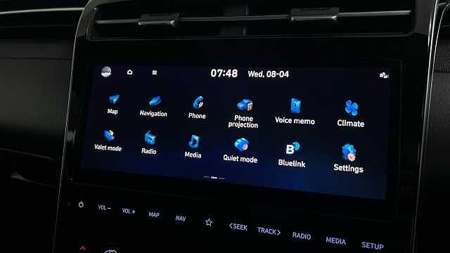 Hyundai TUCSON 1.6 T-GDi MHEV SE Connect SUV 5dr Petrol Hybrid DCT Euro 6 (s/s) (150 ps) Black