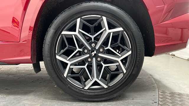 Hyundai TUCSON 1.6 h T-GDi N Line S SUV 5dr Petrol Hybrid Auto Euro 6 (s/s) (230 ps) Red