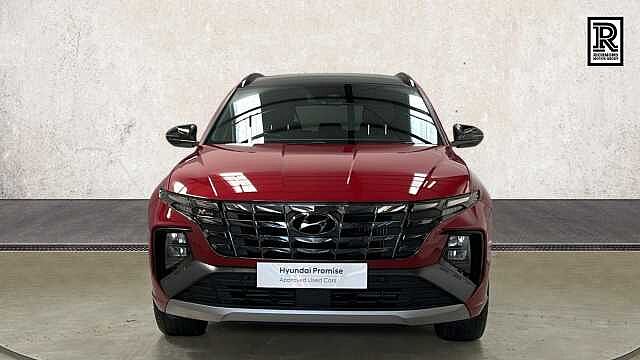 Hyundai TUCSON 1.6 h T-GDi N Line S SUV 5dr Petrol Hybrid Auto Euro 6 (s/s) (230 ps) Red