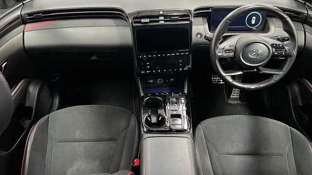 Hyundai TUCSON 1.6 h T-GDi N Line S SUV 5dr Petrol Hybrid Auto Euro 6 (s/s) (230 ps) Red