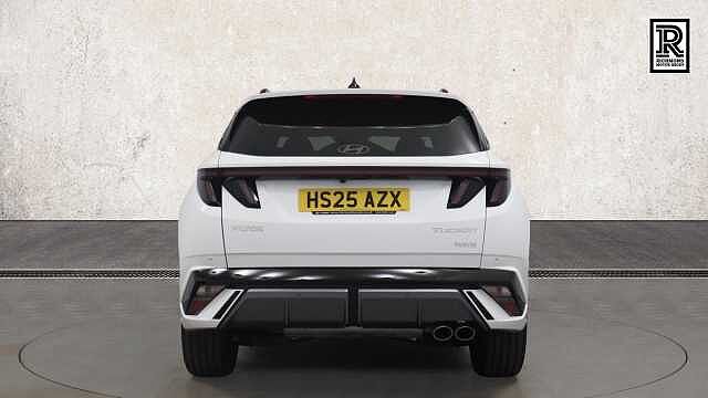 Hyundai TUCSON 1.6 T-GDi N Line SUV 5dr Petrol Hybrid Auto Euro 6 (s/s) (215 ps) Atlas White