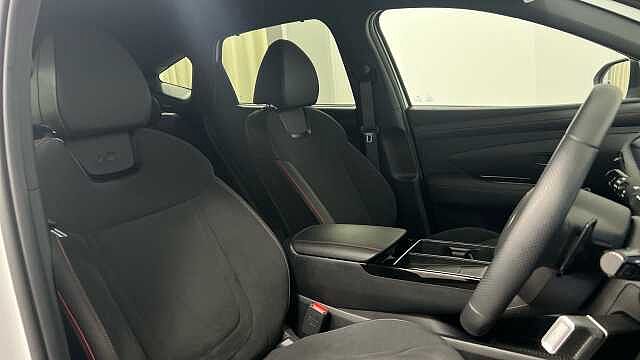 Hyundai TUCSON 1.6 T-GDi N Line SUV 5dr Petrol Hybrid Auto Euro 6 (s/s) (215 ps) Atlas White