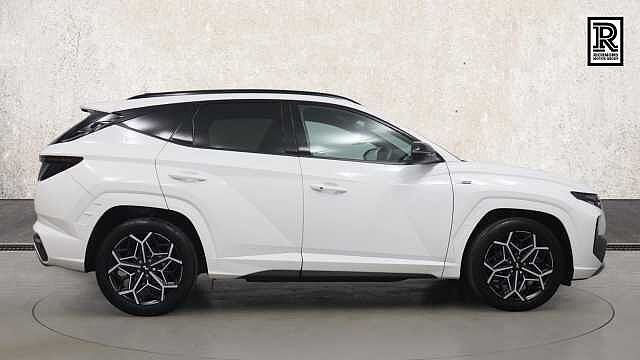Hyundai TUCSON 1.6 T-GDi N Line SUV 5dr Petrol Manual Euro 6 (s/s) (150 ps) White