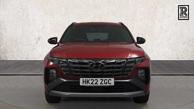 Hyundai TUCSON 1.6 h T-GDi N Line SUV 5dr Petrol Hybrid Auto Euro 6 (s/s) (230 ps) Red