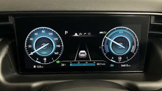 Hyundai TUCSON 1.6 h T-GDi N Line SUV 5dr Petrol Hybrid Auto Euro 6 (s/s) (230 ps) Red