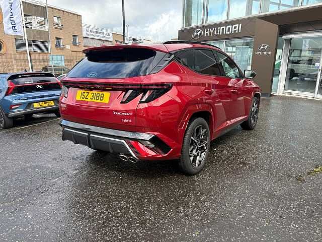 Hyundai TUCSON 1.6T Hybrid N Line 5dr Auto Red
