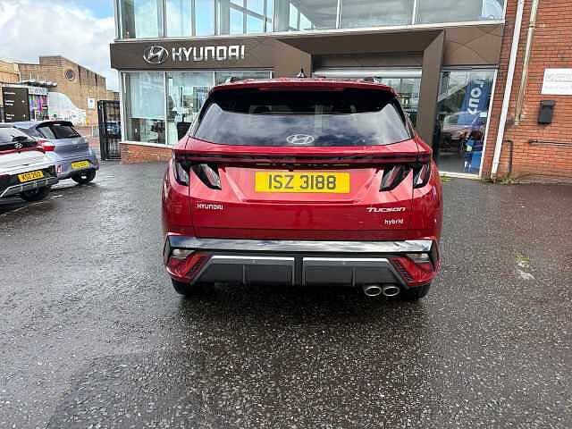 Hyundai TUCSON 1.6T Hybrid N Line 5dr Auto Red