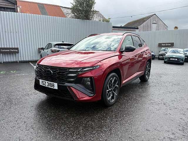 Hyundai TUCSON 1.6T Hybrid N Line 5dr Auto Red