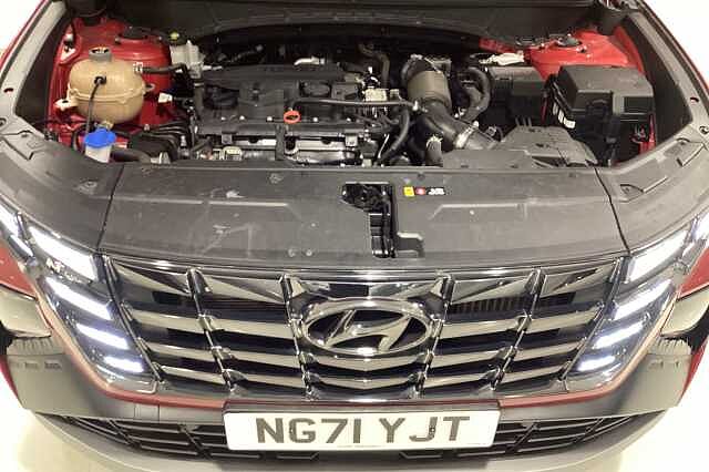 Hyundai TUCSON 1.6 TGDi 48V MHD N Line S 5dr 2WD DCT Red