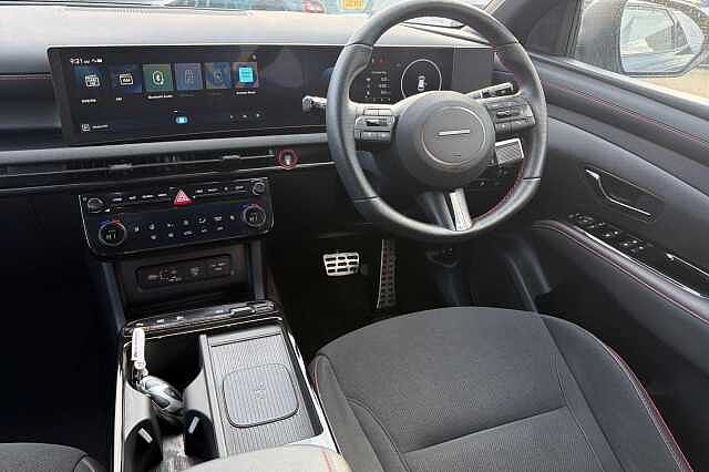 Hyundai TUCSON 1.6T Hybrid N Line 5dr Auto Pearl - Phantom black