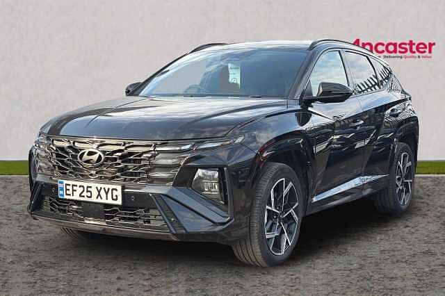 Hyundai TUCSON 1.6T Hybrid N Line 5dr Auto Pearl - Phantom black