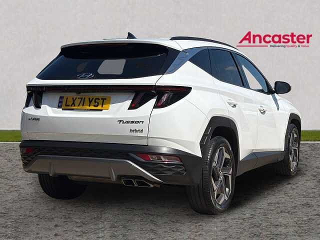Hyundai TUCSON 1.6 TGDi Hybrid 230 Premium 5dr 2WD Auto lid - Polar white