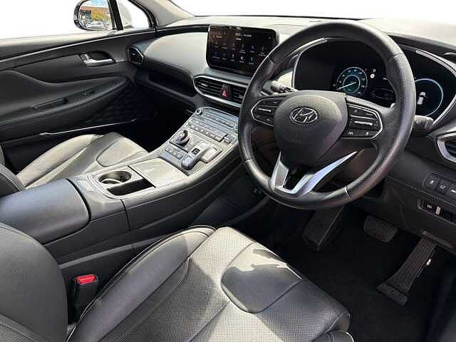 Hyundai SANTA FE 1.6 TGDi Hybrid Ultimate 5dr Auto Pearl - Creamy white