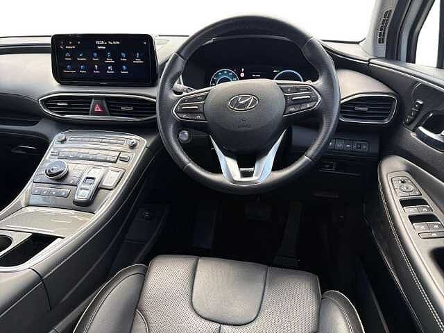 Hyundai SANTA FE 1.6 TGDi Hybrid Ultimate 5dr Auto Pearl - Creamy white