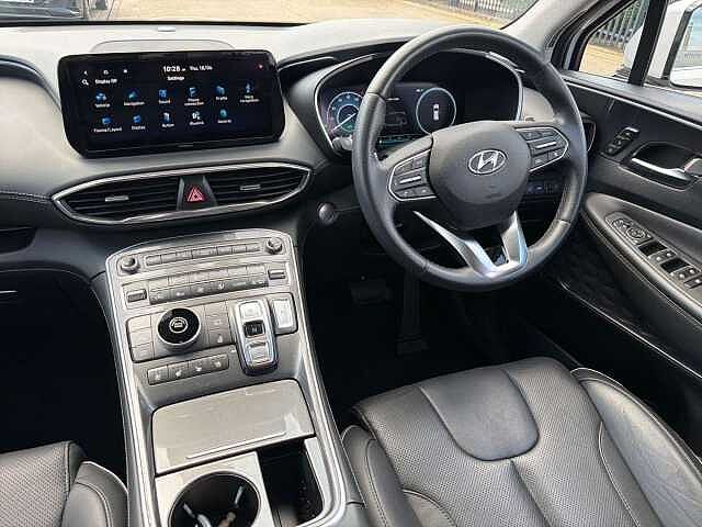 Hyundai SANTA FE 1.6 TGDi Hybrid Ultimate 5dr Auto Pearl - Creamy white
