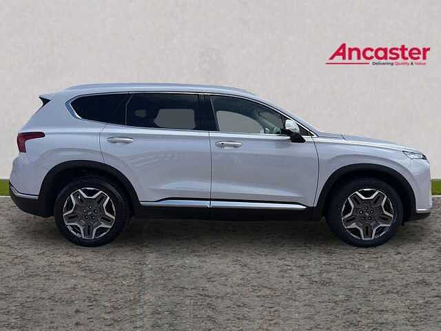 Hyundai SANTA FE 1.6 TGDi Hybrid Ultimate 5dr Auto Pearl - Creamy white