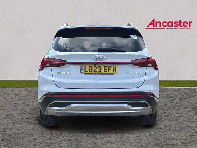 Hyundai SANTA FE 1.6 TGDi Hybrid Ultimate 5dr Auto Pearl - Creamy white