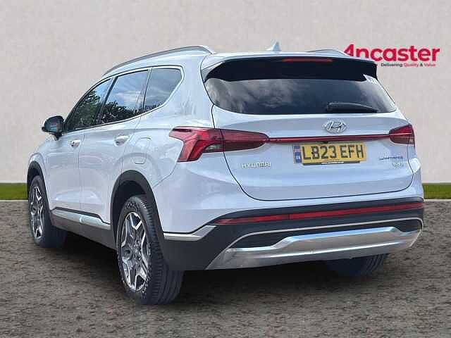 Hyundai SANTA FE 1.6 TGDi Hybrid Ultimate 5dr Auto Pearl - Creamy white