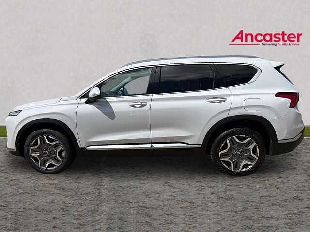 Hyundai SANTA FE 1.6 TGDi Hybrid Ultimate 5dr Auto Pearl - Creamy white