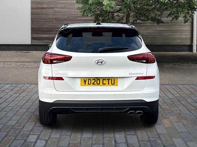 Hyundai TUCSON 1.6 T-GDi N Line SUV 5dr Petrol DCT Euro 6 (s/s) (177 ps) White