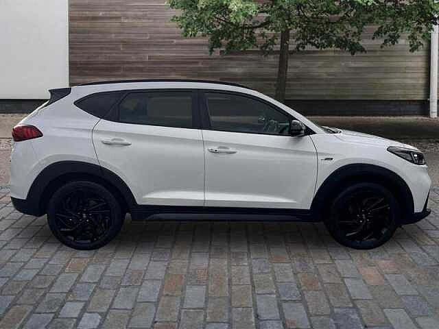 Hyundai TUCSON 1.6 T-GDi N Line SUV 5dr Petrol DCT Euro 6 (s/s) (177 ps) White