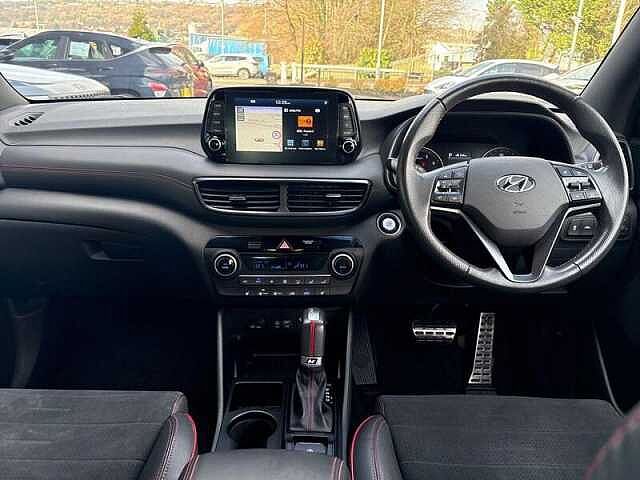 Hyundai TUCSON 1.6 T-GDi N Line SUV 5dr Petrol DCT Euro 6 (s/s) (177 ps) White