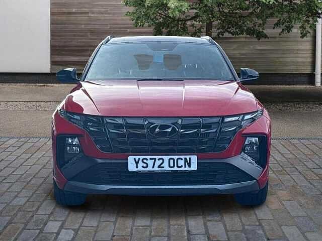 Hyundai TUCSON 1.6 T-GDi 13.8kWh N Line SUV 5dr Petrol Plug-in Hybrid Auto 4WD Euro 6 (s/s) (26 Engine Red - Black Roof