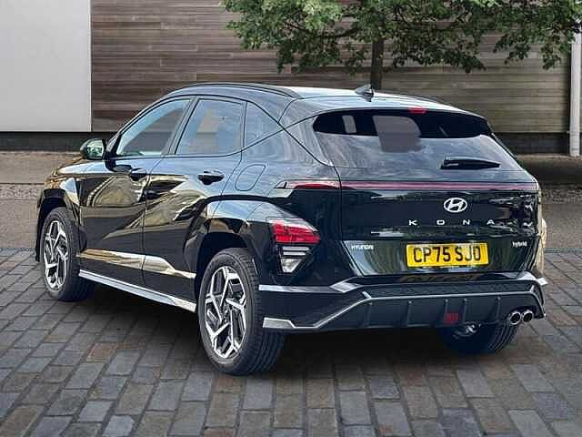 Hyundai KONA 1.6 h-GDi N Line S SUV 5dr Petrol Hybrid DCT Euro 6 (s/s) (138 ps) Abyss Black
