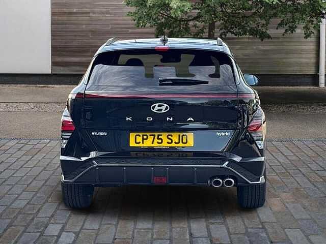 Hyundai KONA 1.6 h-GDi N Line S SUV 5dr Petrol Hybrid DCT Euro 6 (s/s) (138 ps) Abyss Black