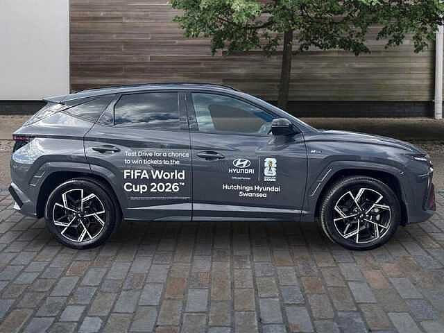 Hyundai TUCSON 1.6 T-GDi N Line S SUV 5dr Petrol Hybrid Auto Euro 6 (s/s) (215 ps) Ecotronic Grey