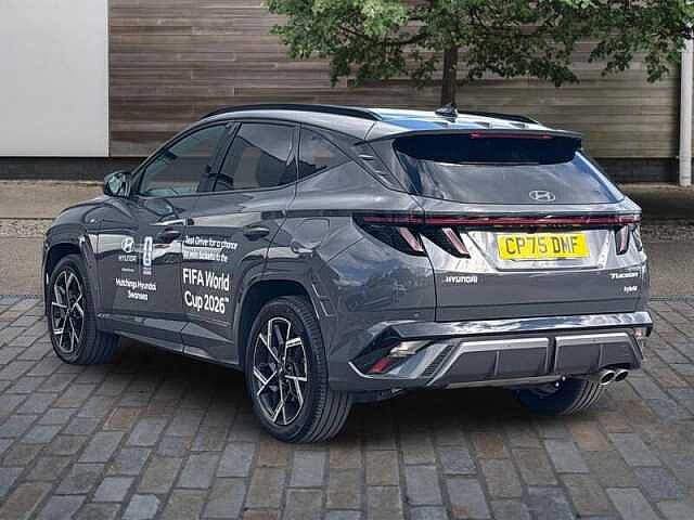Hyundai TUCSON 1.6 T-GDi N Line S SUV 5dr Petrol Hybrid Auto Euro 6 (s/s) (215 ps) Ecotronic Grey