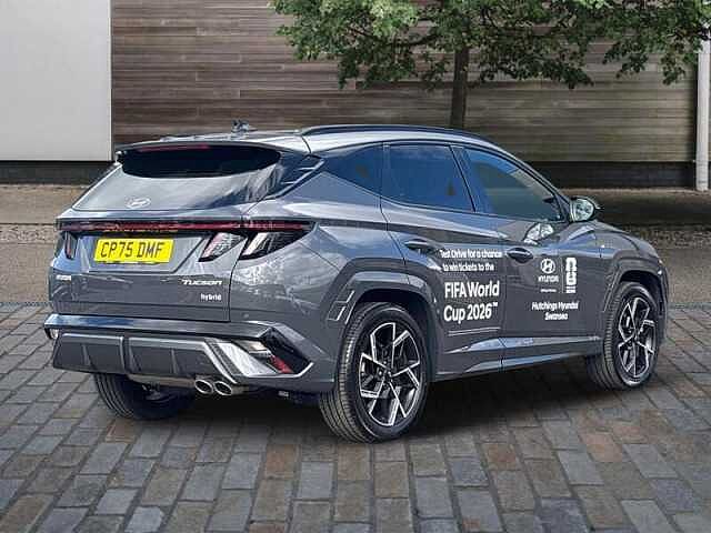 Hyundai TUCSON 1.6 T-GDi N Line S SUV 5dr Petrol Hybrid Auto Euro 6 (s/s) (215 ps) Ecotronic Grey