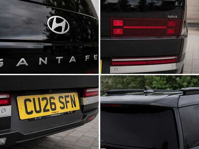 Hyundai SANTA FE 1.6T Ultimate SUV 5dr Petrol Hybrid Auto Euro 6 (s/s) (7Seat) (239 ps) Abyss Black