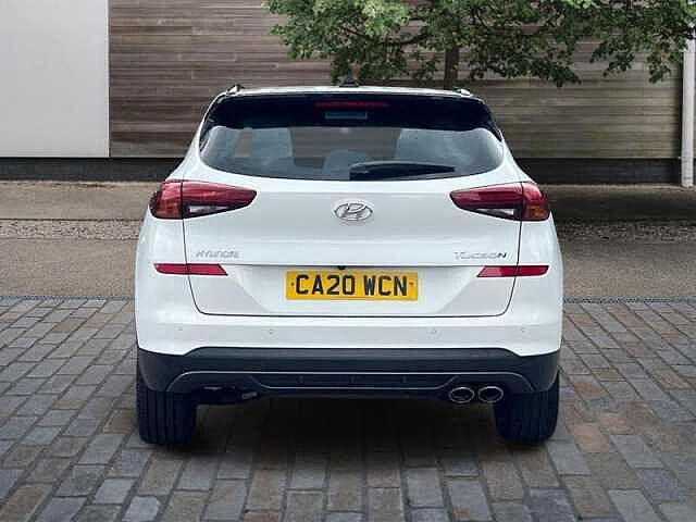 Hyundai TUCSON 1.6 T-GDi N Line SUV 5dr Petrol Manual Euro 6 (s/s) (177 ps) Polar White