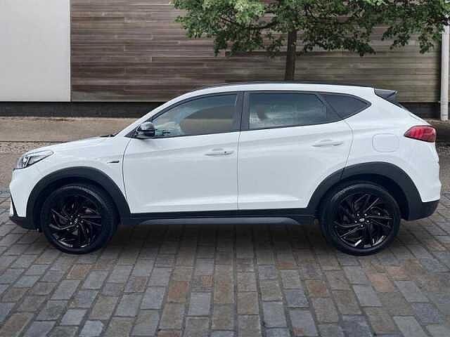 Hyundai TUCSON 1.6 T-GDi N Line SUV 5dr Petrol Manual Euro 6 (s/s) (177 ps) Polar White
