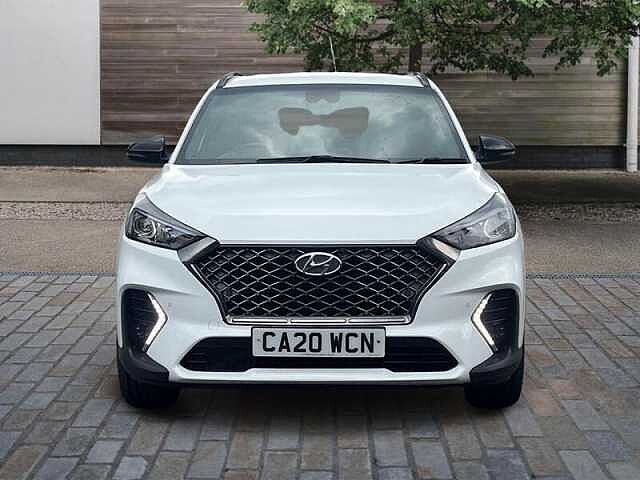 Hyundai TUCSON 1.6 T-GDi N Line SUV 5dr Petrol Manual Euro 6 (s/s) (177 ps) Polar White