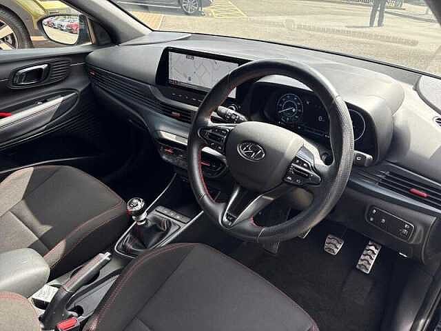 Hyundai I20 1.0 T-GDi MHEV N Line Hatchback 5dr Petrol Hybrid Manual Euro 6 (s/s) (120 ps) Abyss Black