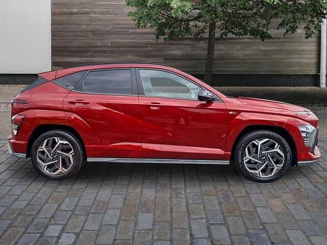 Hyundai KONA 1.6 h-GDi N Line S SUV 5dr Petrol Hybrid DCT Euro 6 (s/s) (141 ps) Ultimate Red