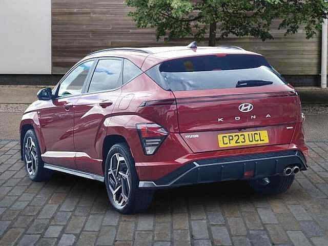 Hyundai KONA 1.6 h-GDi N Line S SUV 5dr Petrol Hybrid DCT Euro 6 (s/s) (141 ps) Ultimate Red