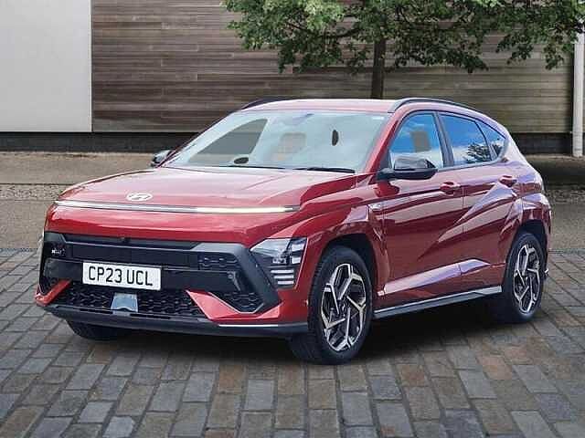 Hyundai KONA 1.6 h-GDi N Line S SUV 5dr Petrol Hybrid DCT Euro 6 (s/s) (141 ps) Ultimate Red