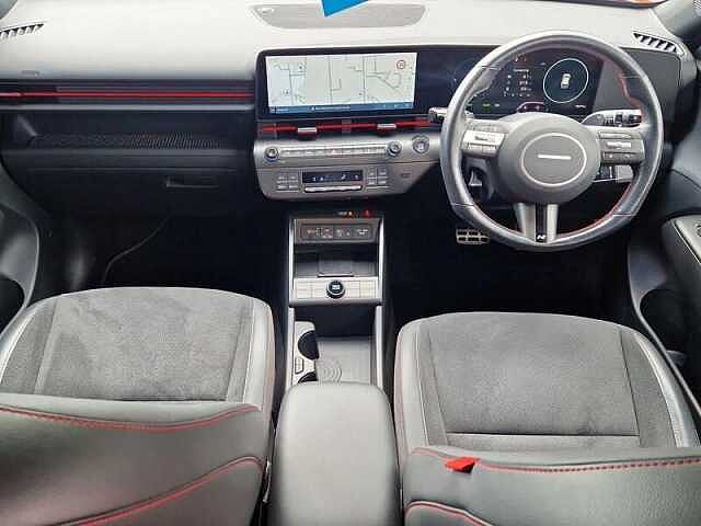 Hyundai KONA 1.6 h-GDi N Line S SUV 5dr Petrol Hybrid DCT Euro 6 (s/s) (141 ps) Ultimate Red