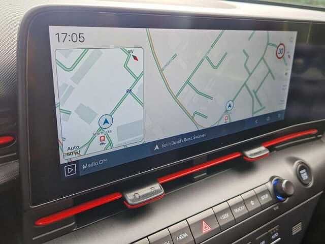 Hyundai KONA 1.6 h-GDi N Line S SUV 5dr Petrol Hybrid DCT Euro 6 (s/s) (141 ps) Ultimate Red