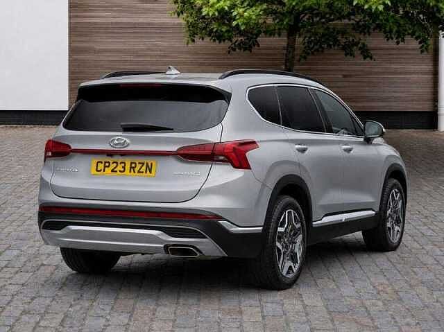 Hyundai SANTA FE 1.6 h T-GDi Ultimate SUV 5dr Petrol Hybrid Auto Euro 6 (s/s) (230 ps) Silver