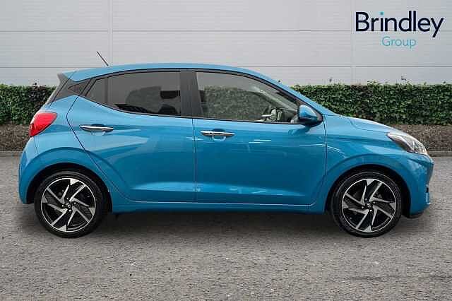 Hyundai I10 1.2 Premium Hatchback 5dr Petrol Auto Euro 6 (s/s) (84 ps) Aqua Turquoise
